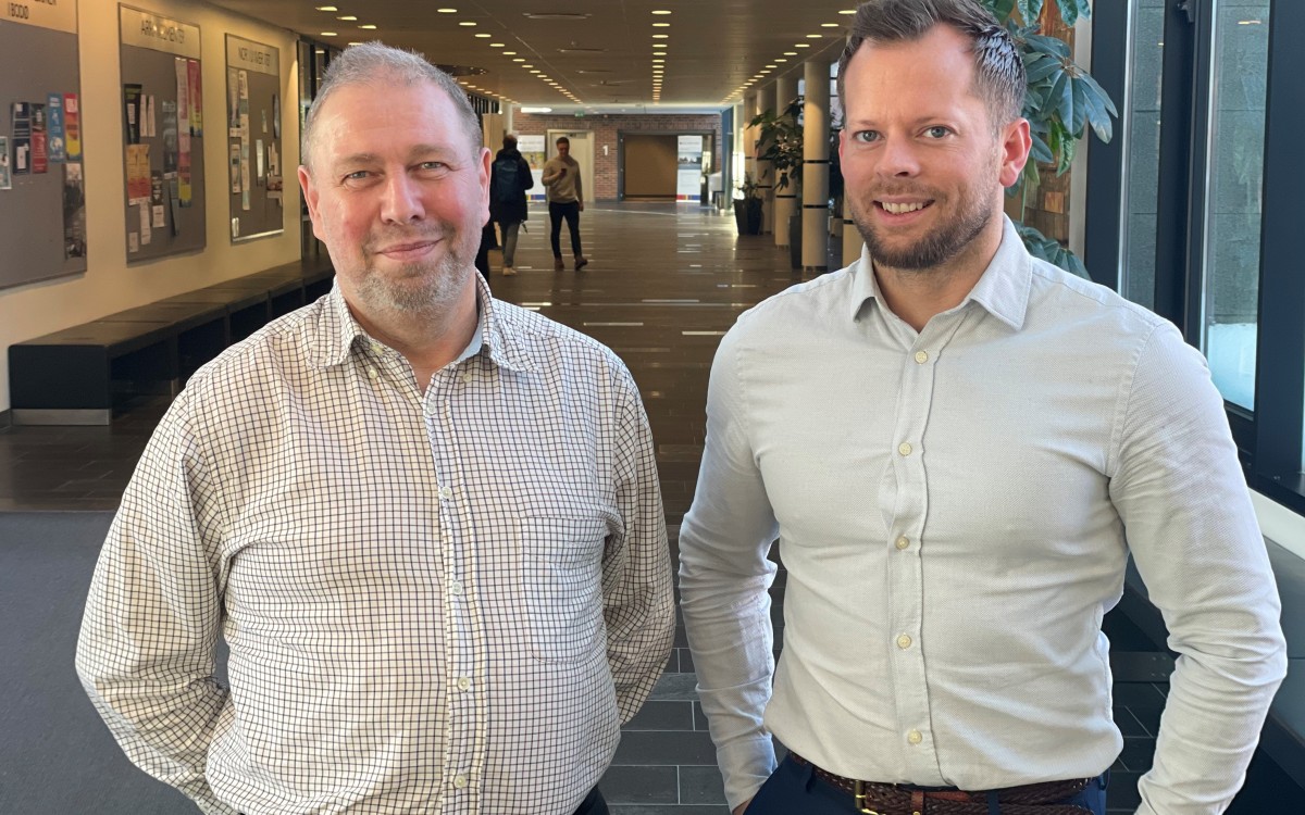 Bjarne Lindeløv og Tor Kristensen. Foto: Thoralf Fagertun