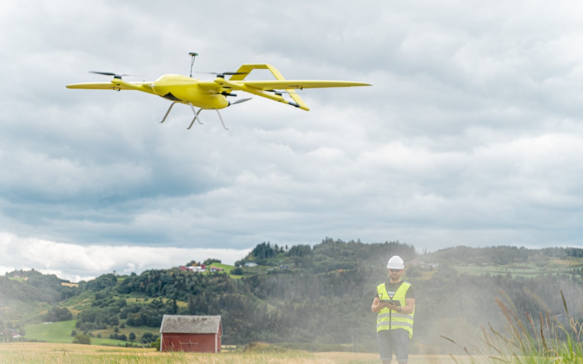 Aviants drone i farta. Foto: Otto Johnsen Foto 