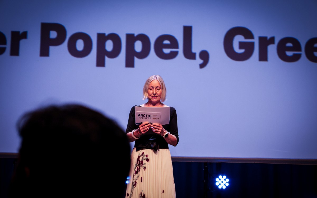 Grete Hovelsrud at Arctic Congress Bodø 2024 Grete Hovelsrud