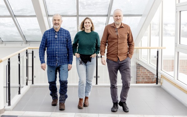 Jarle Løvland, Unn Haukenes Holgersen og Brigt Dale. Foto: Marta Anna Løvberg