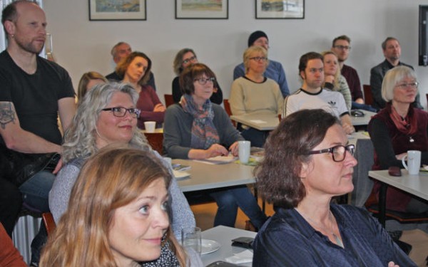 Fullsatt under lanseringslunsjen 17. mars. Foto: Per Jarl Elle, Nord universitet.