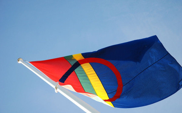 Samisk flagg. Foto: Silje Bergum Kinsten