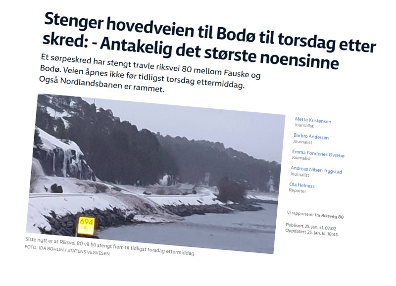 Skjermbilde NRK sørpeskred Skjermbilde NRK sørpeskred