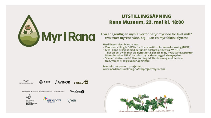 Myr i Rana utstilling Myr i Rana utstilling